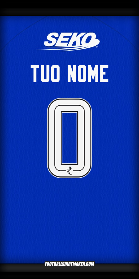 Maglia Rangers FC 2024/2025 -  tuo nome - 0