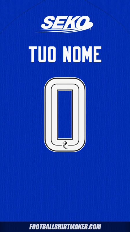 Maglia Rangers FC 2024/2025 -  tuo nome - 0