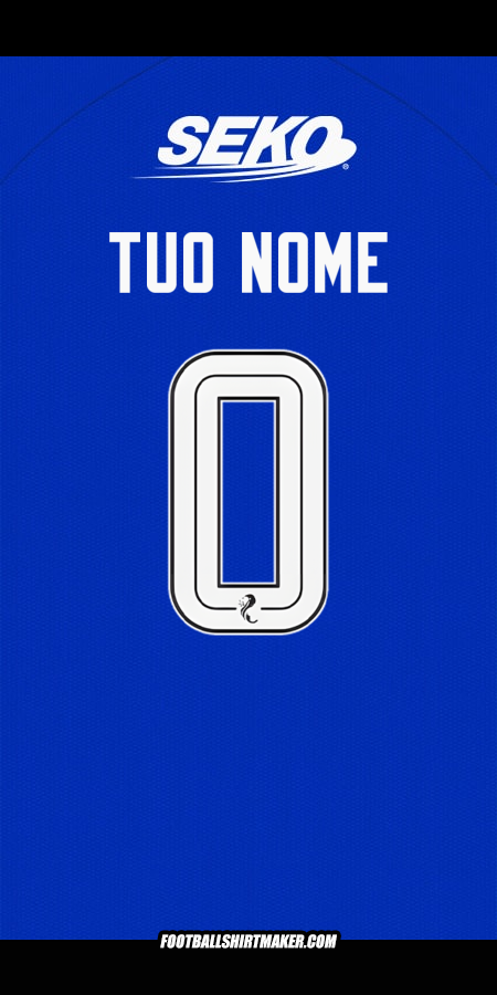 Maglia Rangers FC 2024/2025 -  tuo nome - 0