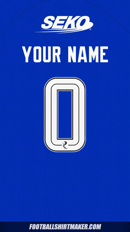 Jersey Rangers FC 2024/2025 -  your name - 0