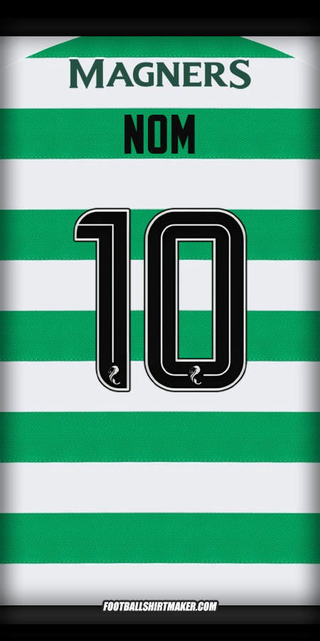 Maillot Celtic FC 2024/2025 -  nom - 10