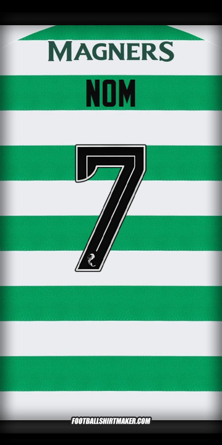 Maillot Celtic FC 2024/2025 -  nom - 7