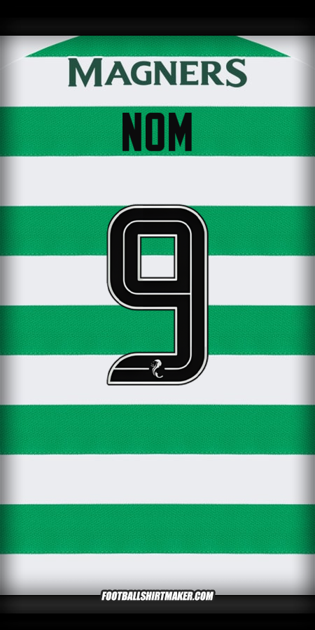 Maillot Celtic FC 2024/2025 -  nom - 9