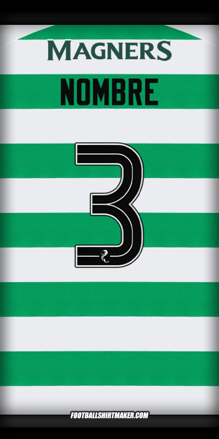 Jersey Celtic FC 2024/2025 -  nombre - 3