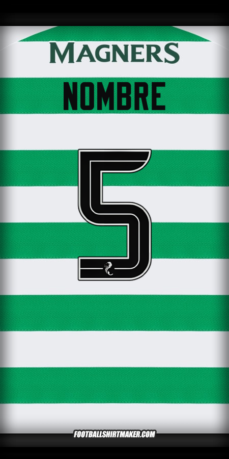 Jersey Celtic FC 2024/2025 -  nombre - 5