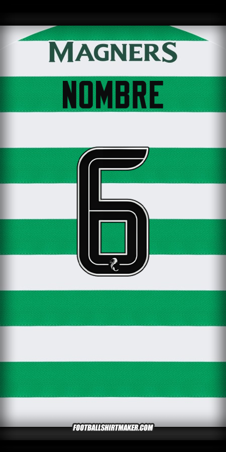 Jersey Celtic FC 2024/2025 -  nombre - 6