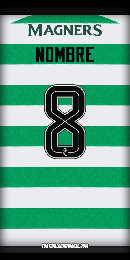 Jersey Celtic FC 2024/2025 -  nombre - 8