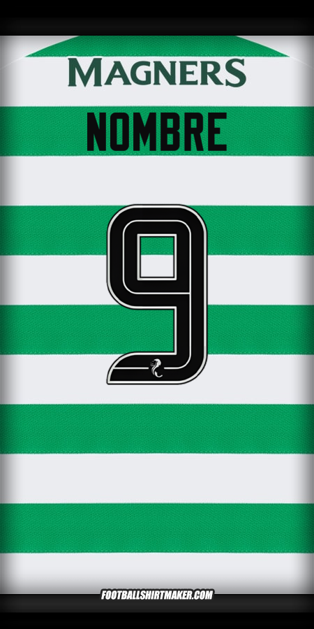 Jersey Celtic FC 2024/2025 -  nombre - 9