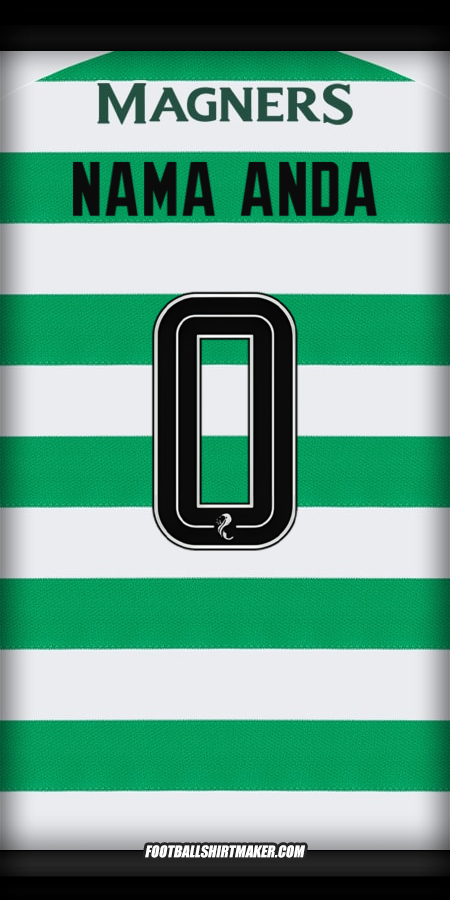 Jersey Celtic FC 2024/2025 -  nama anda - 0