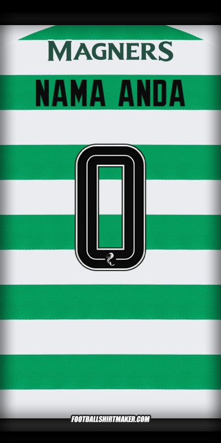 Jersey Celtic FC 2024/2025 -  nama anda - 0