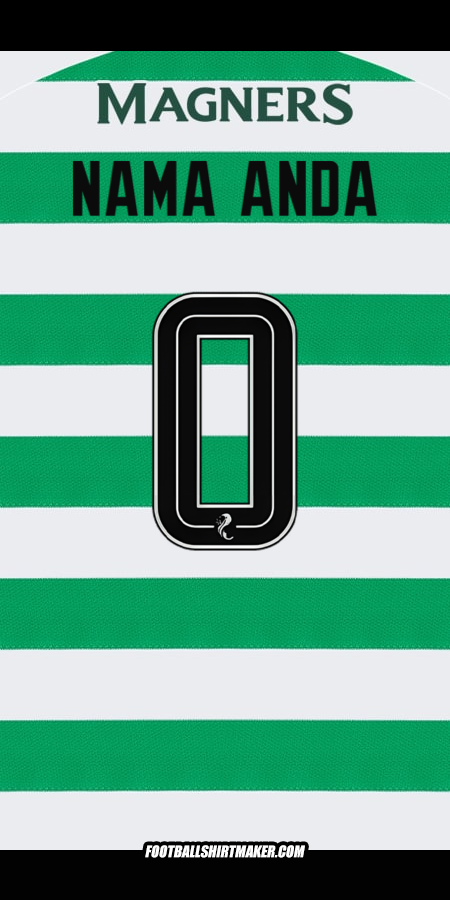 Jersey Celtic FC 2024/2025 -  nama anda - 0