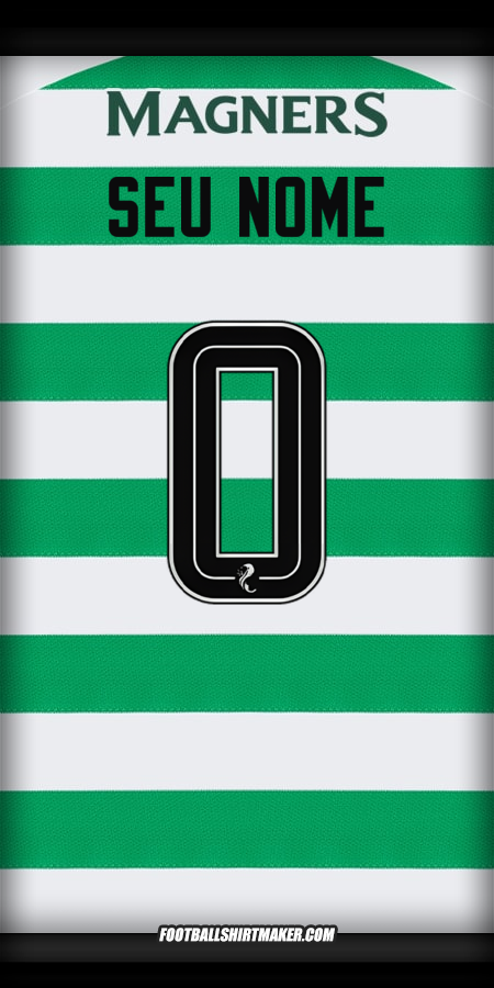 Camisa Celtic FC 2024/2025 -  seu nome - 0