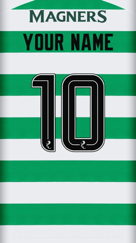 Celtic FC 2024/2025 shirt number 10 your name