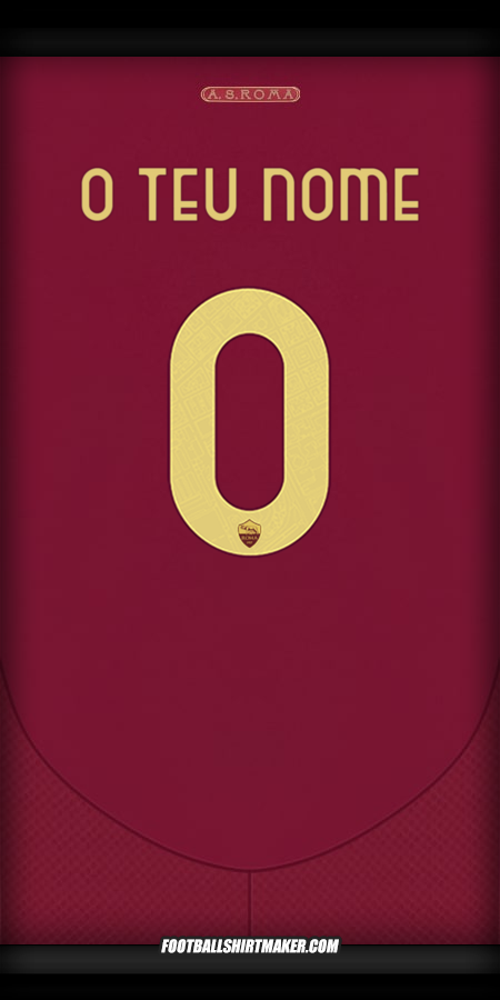 Camisola AS Roma Cup 2024/2025 -  o teu nome - 0
