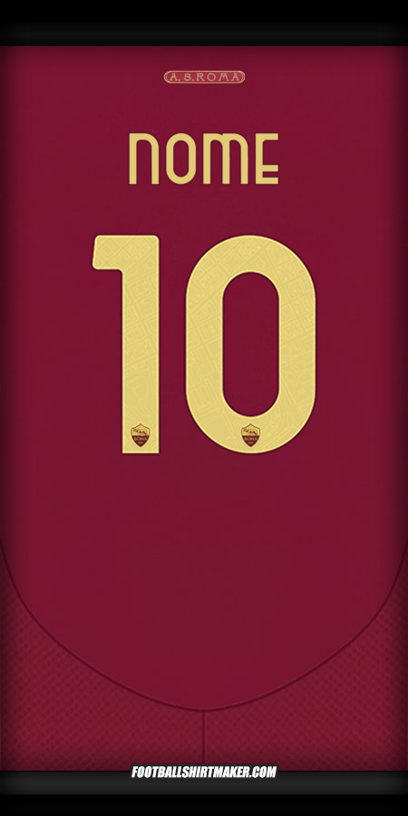 Maglia AS Roma Cup 2024/2025 -  nome - 10