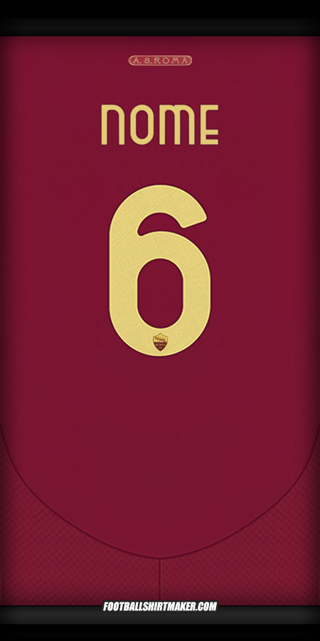 Maglia AS Roma Cup 2024/2025 -  nome - 6