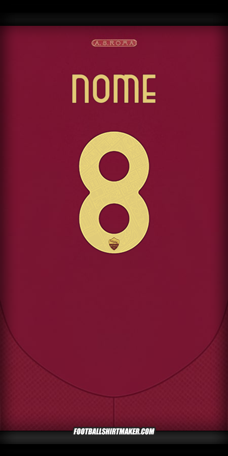 Camisa AS Roma Cup 2024/2025 -  nome - 8