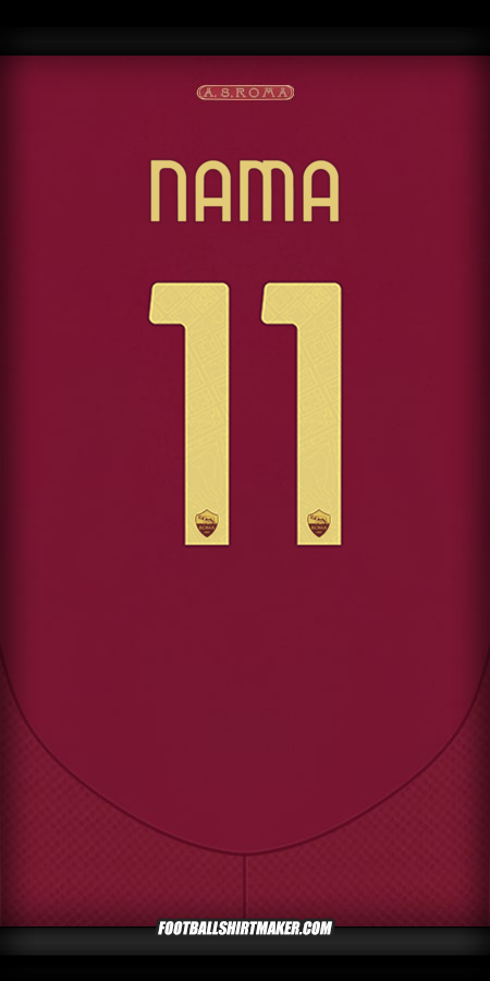 Jersey AS Roma Cup 2024/2025 -  nama - 11
