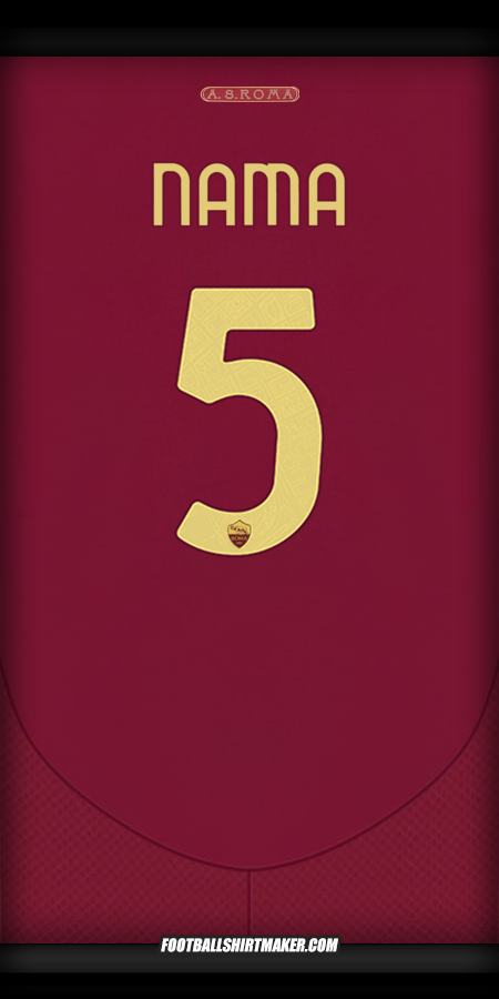 Jersey AS Roma Cup 2024/2025 -  nama - 5
