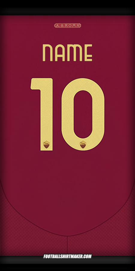 Trikot AS Roma Cup 2024/2025 -  name - 10