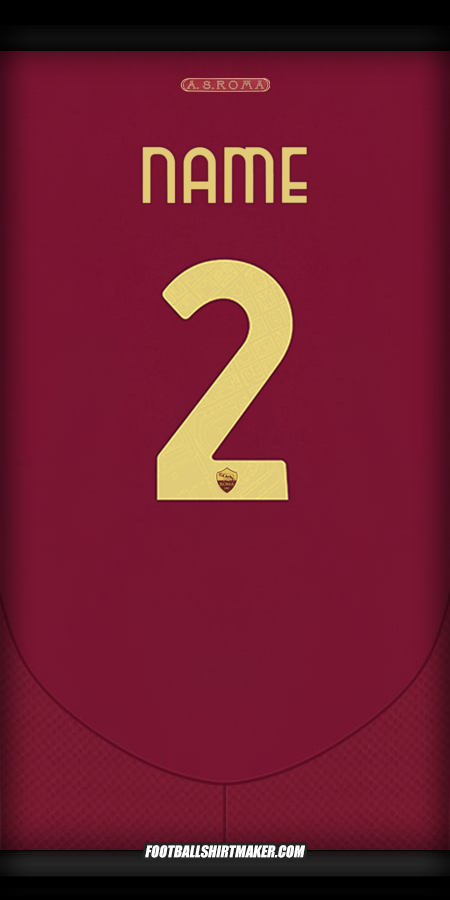 Trikot AS Roma Cup 2024/2025 -  name - 2