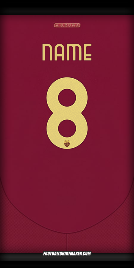 Trikot AS Roma Cup 2024/2025 -  name - 8