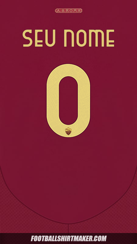 Camisa AS Roma 2024/2025 Cup -  seu nome - 0