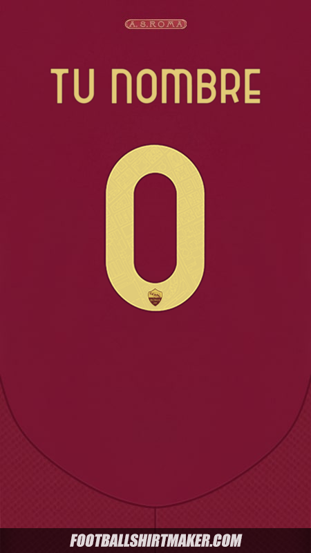 Camiseta AS Roma 2024/2025 Cup -  tu nombre - 0