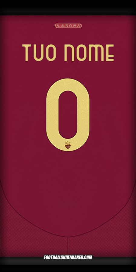 Maglia AS Roma Cup 2024/2025 -  tuo nome - 0