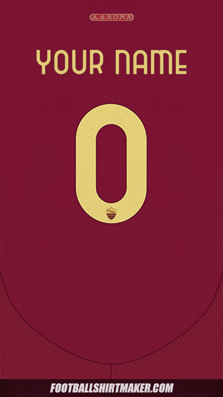 Jersey AS Roma 2024/2025 Cup -  your name - 0