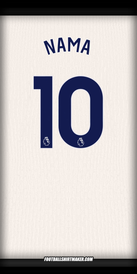 Jersey Chelsea 2024/2025 Alternatif -  nama - 10