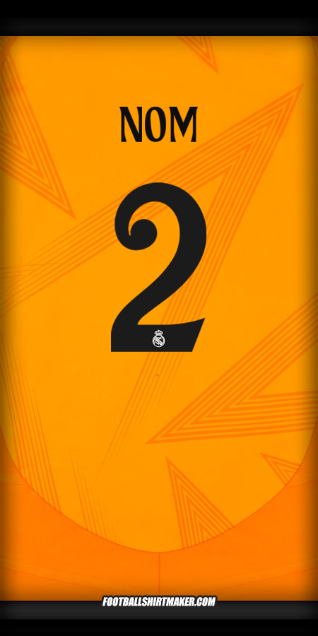 Maillot Real Madrid CF Cup 2024/2025 Extérieur -  nom - 2