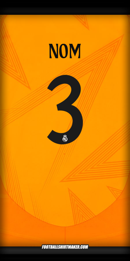 Maillot Real Madrid CF Cup 2024/2025 Extérieur -  nom - 3