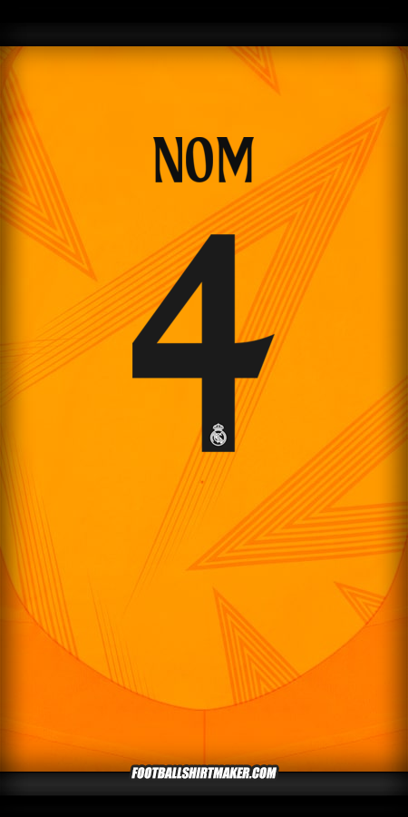 Maillot Real Madrid CF Cup 2024/2025 Extérieur -  nom - 4