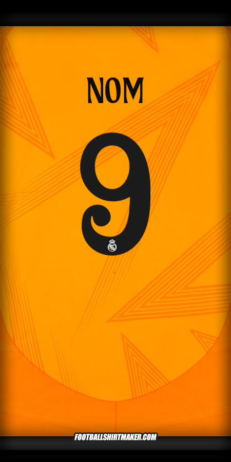 Maillot Real Madrid CF Cup 2024/2025 Extérieur -  nom - 9