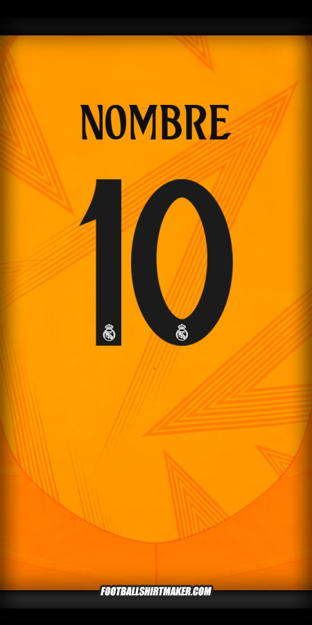 Jersey Real Madrid CF Cup 2024/2025 Visita -  nombre - 10