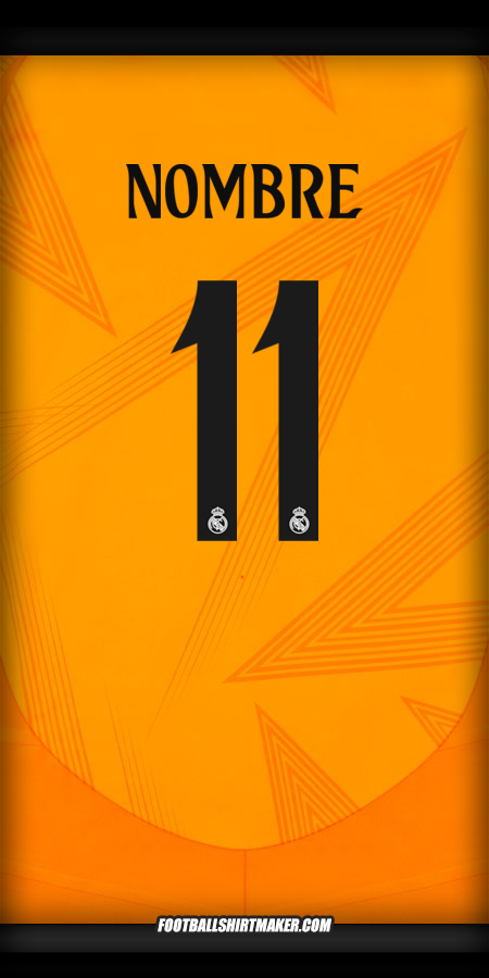 Camiseta Real Madrid CF Cup 2024/2025 Visita -  nombre - 11