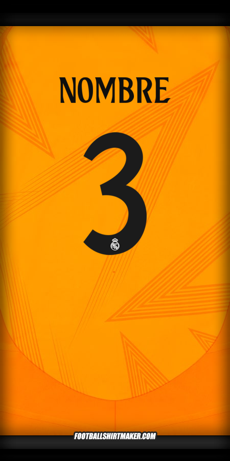 Camiseta Real Madrid CF Cup 2024/2025 Visita -  nombre - 3