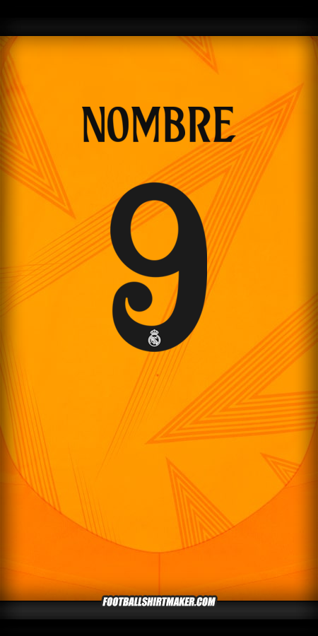 Camiseta Real Madrid CF Cup 2024/2025 Visita -  nombre - 9