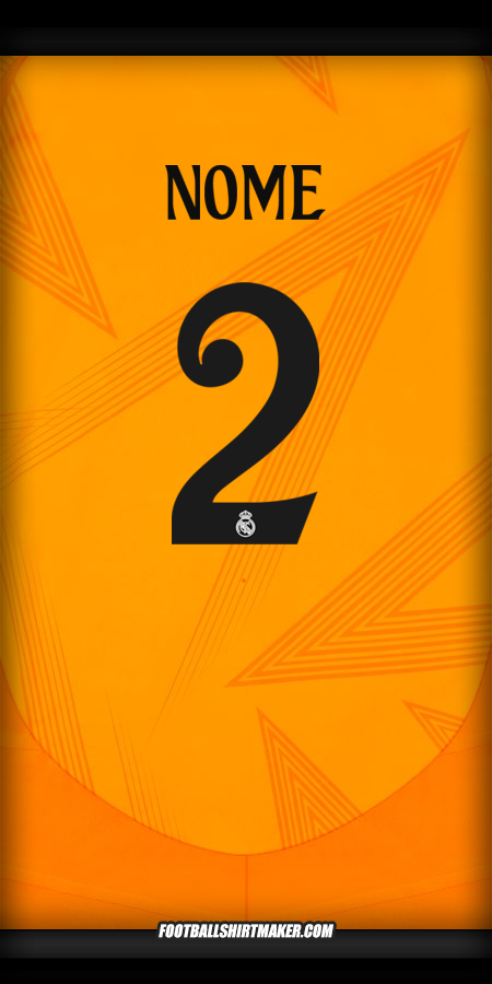 Maglia Real Madrid CF Cup 2024/2025 Seconda -  nome - 2