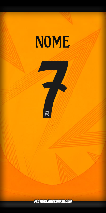 Maglia Real Madrid CF Cup 2024/2025 Seconda -  nome - 7