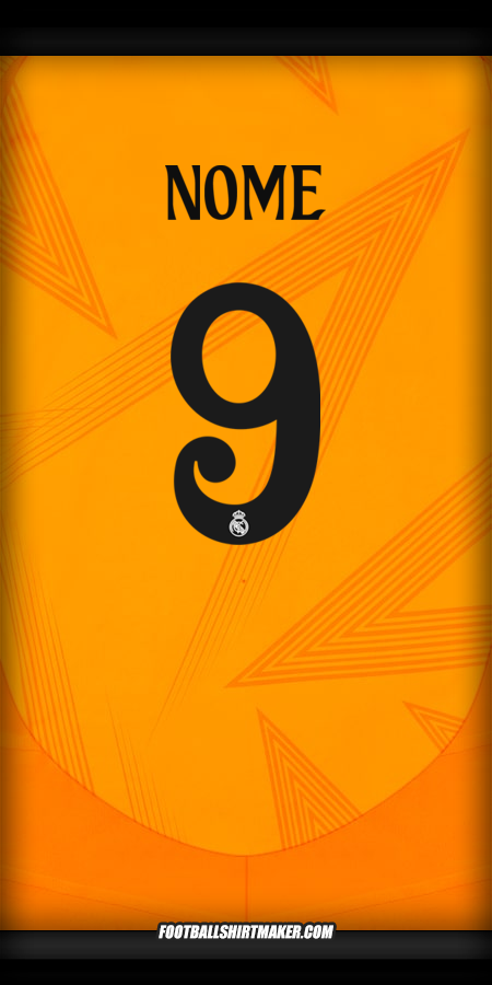 Camisola Real Madrid CF Cup 2024/2025 Alternativa -  nome - 9