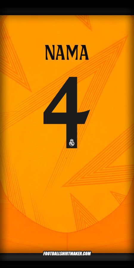 Jersey Real Madrid CF Cup 2024/2025 Alternatif -  nama - 4