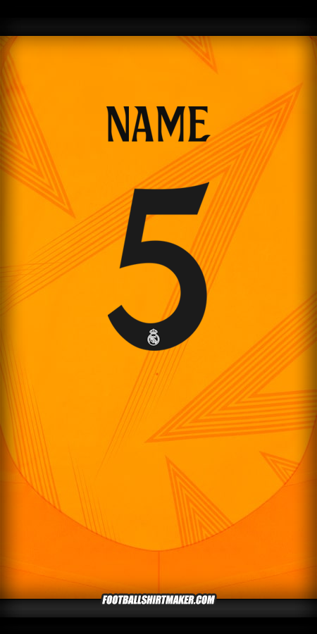 Trikot Real Madrid CF Cup 2024/2025 Auswärts -  name - 5