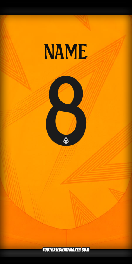 Trikot Real Madrid CF Cup 2024/2025 Auswärts -  name - 8