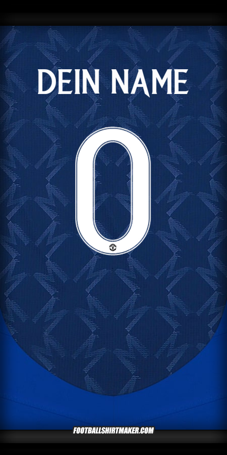 Trikot Manchester United Cup 2024/2025 II -  dein name - 0