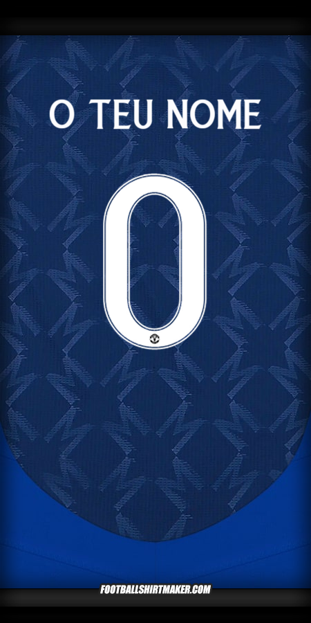 Camisola Manchester United 2024/2025 Cup II -  o teu nome - 0