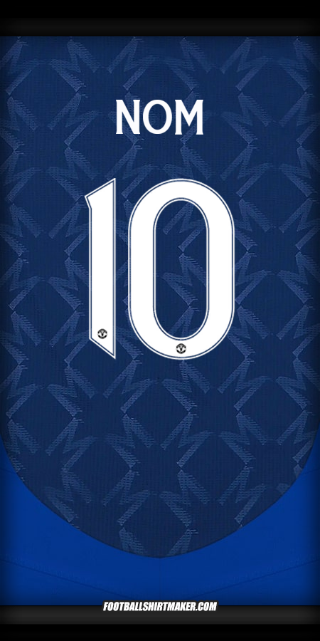 Maillot Manchester United Cup 2024/2025 Extérieur -  nom - 10