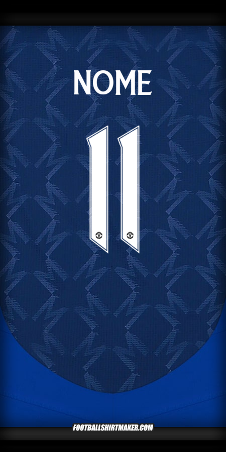 Maglia Manchester United Cup 2024/2025 Seconda -  nome - 11