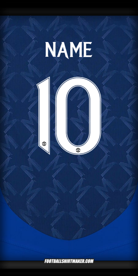 Trikot Manchester United Cup 2024/2025 Auswärts -  name - 10